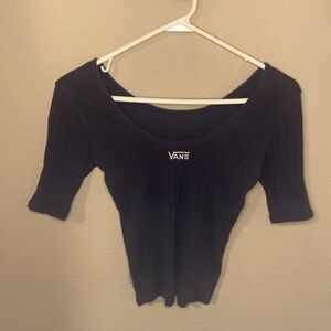 VANS cropped short sleeve top